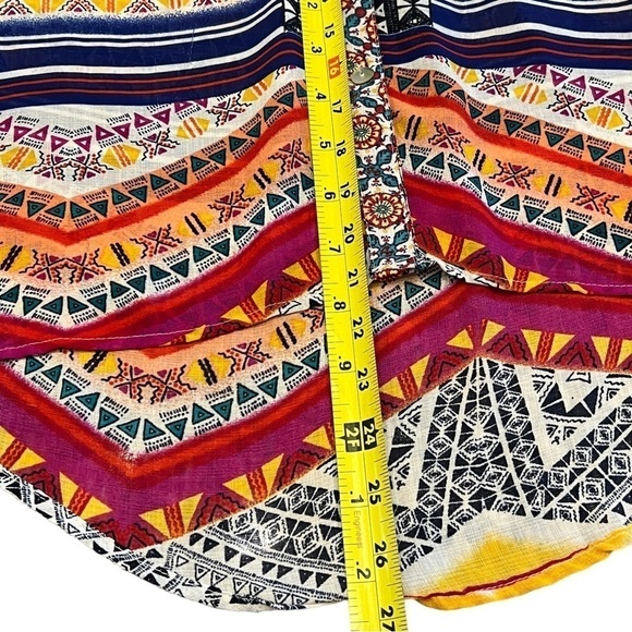 Valerie Stevens Womens Multicolor Sleeveless Lace Knit Back Boho Top, Sixe PXL. - Picture 11 of 15